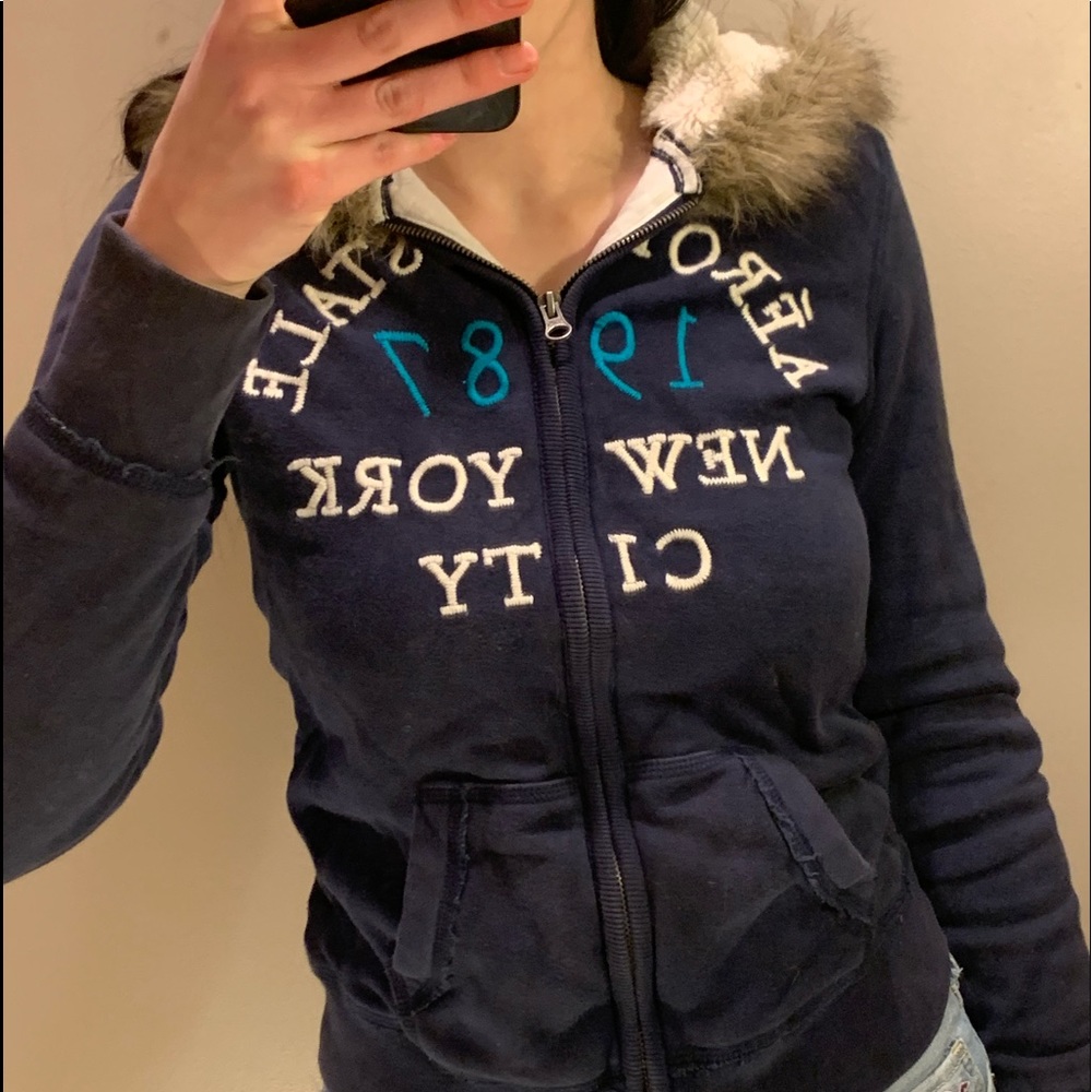 SHERPA Aeropostale HOODIE